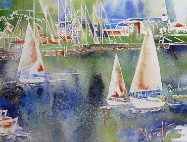Michelle Merette aquarelliste